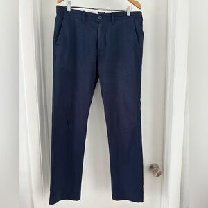 J.Crew Straight-fit flex chino pant like new condition. W34 x L32 dark blue
